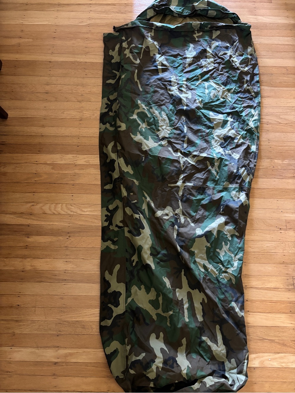 US Army Military Woodland Camo Bivy Gore-tex Sleeping Bag Cover